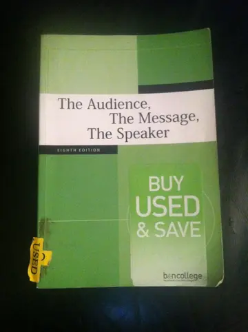 Cover of The Audience, the Message, the Speaker