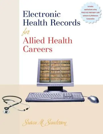 Cover of Electronic Health Records for Allied Health Careers