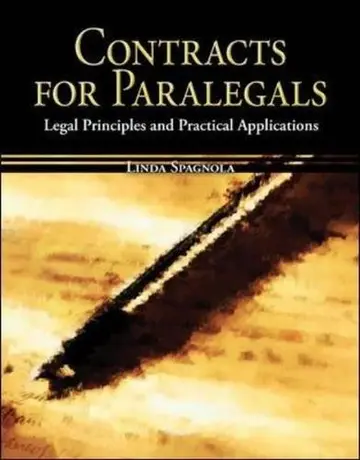 Cover of Contracts for Paralegals
