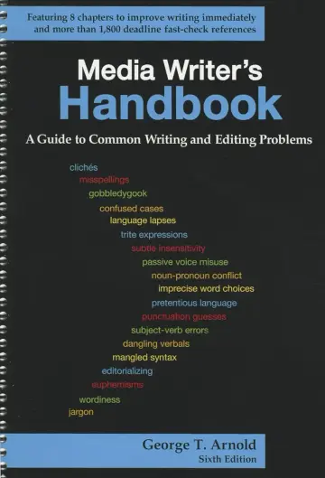 Cover of Media Writer's Handbook