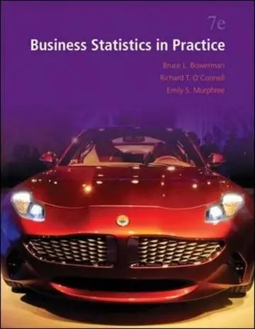 Cover of Business Statistics in Practice