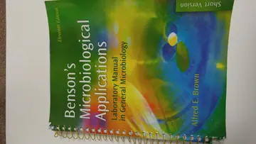 Cover of Benson's Microbiological Applications