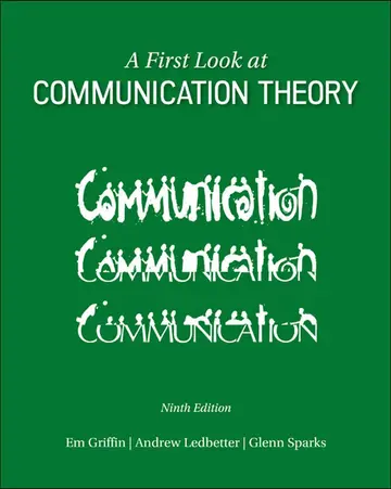 Cover of A First Look at Communication Theory