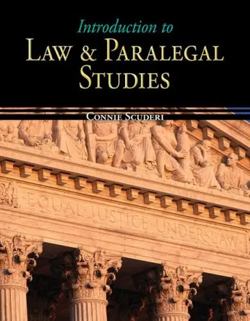Cover of Introduction to Law & Paralegal Studies