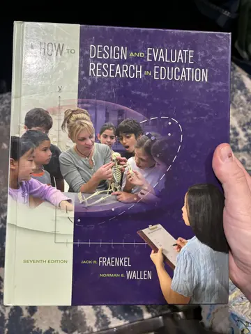 Cover of How to Design and Evaluate Research in Education