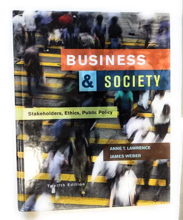 Cover of Business and Society