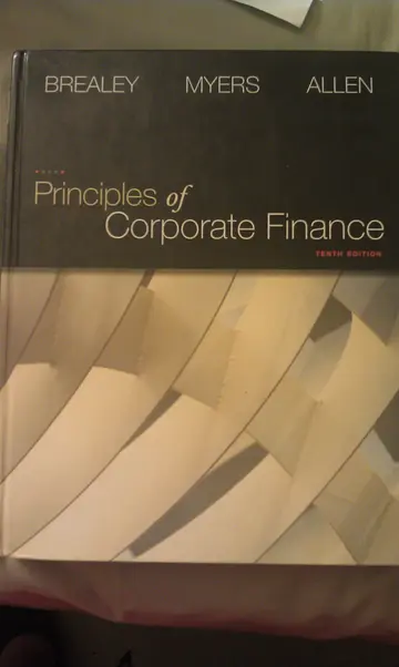 Cover of Principles of Corporate Finance