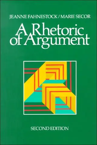 Cover of A Rhetoric of Argument