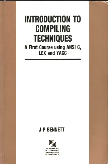 Cover of Introduction to Compiling Techniques