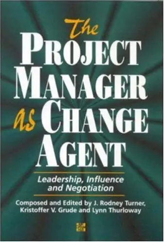 Cover of The Project Manager as Change Agent