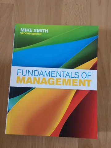 Cover of Fundamentals of Management
