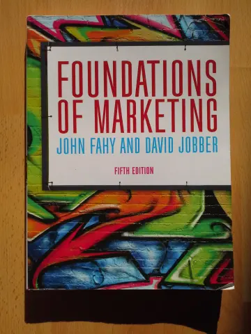 Cover of Foundations of Marketing