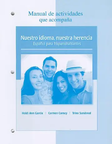 Cover of Nuestro idioma, nuestra herencia Manual de actividades / Our Language, Our Heritage Activities Manual