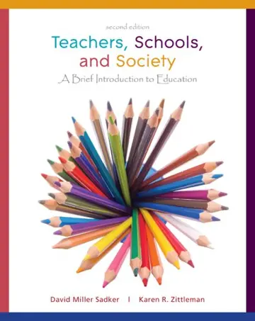 Cover of Teachers, Schools, and Society