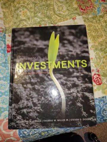Cover of Fundamentals of Investments