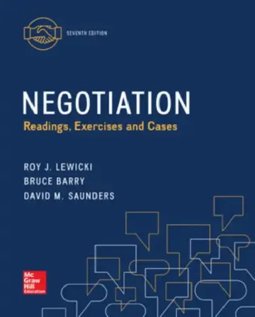Cover of Negotiation