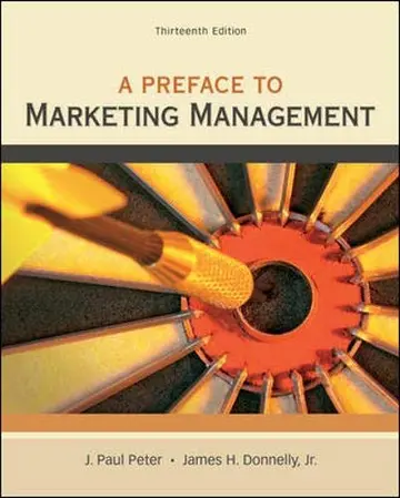 Cover of A Preface to Marketing Management