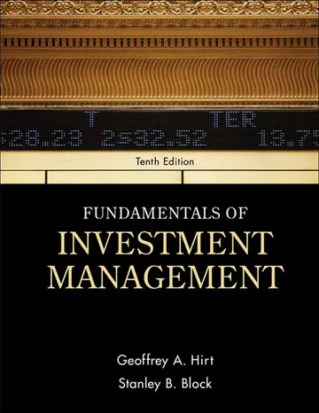 Cover of Fundamentals of Investment Management