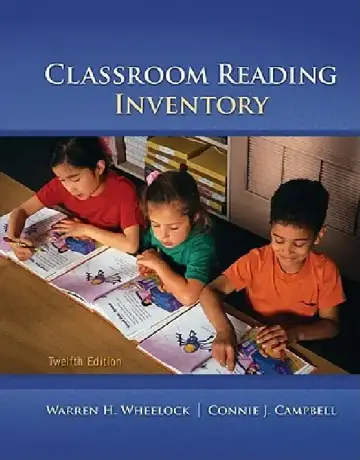 Cover of Classroom Reading Inventory