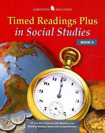 Cover of Timed Readings Plus Social Studies