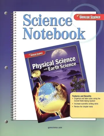 Cover of Glencoe Physical Science + Earth, Science Notebook