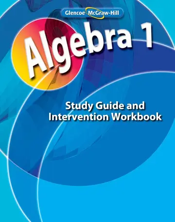 Cover of Algebra 1, Intervention