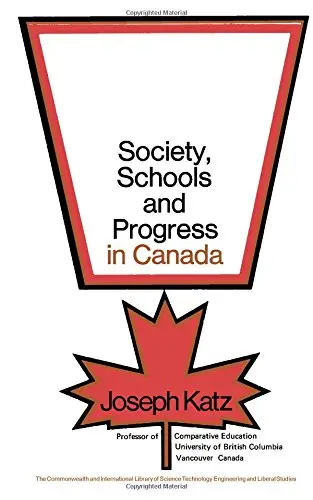 Cover of Society Schools and Progress in Canada