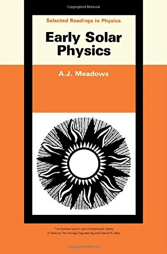 Cover of Early solar physics