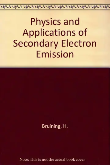 Cover of Physics and Applications of Secondary Electron Emission