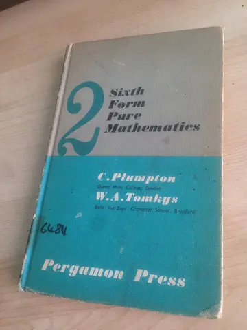 Cover of Sixth Form Pure Mathematics