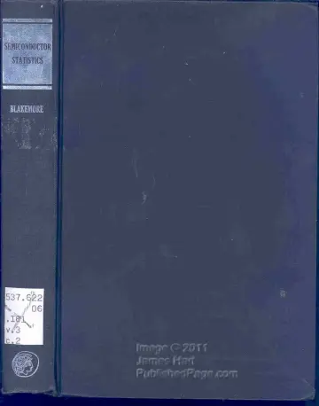 Cover of Semiconductor Statistics