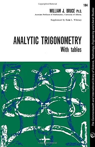 Cover of Analytic Trigonometry