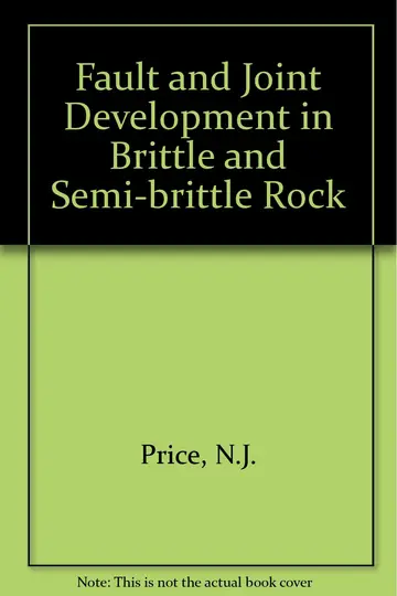 Cover of Fault and Joint Development in Brittle and Semi-brittle Rock