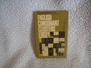 Cover of English Consonant Clusters