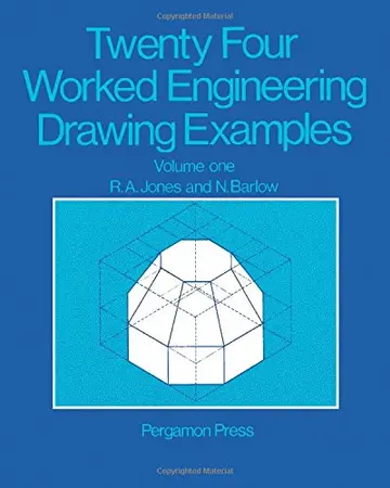 Cover of Twenty-four Worked Engineering Drawing Examples