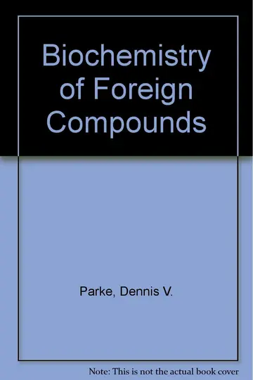 Cover of The Biochemistry of Foreign Compounds