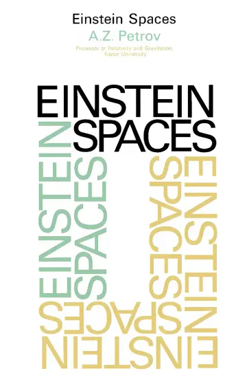 Cover of Einstein spaces