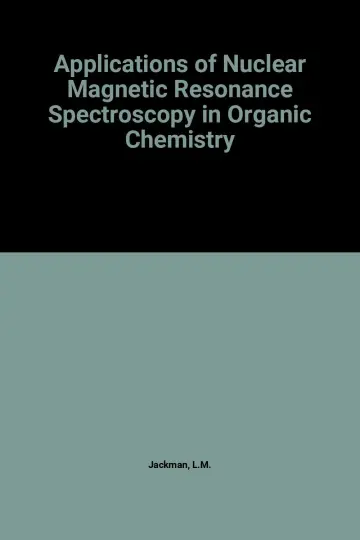 Cover of Applications of nuclear magnetic resonance spectroscopy in organic chemistry