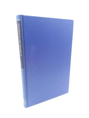 Cover of Correlations and Entropy in Classical Statistical Mechanics