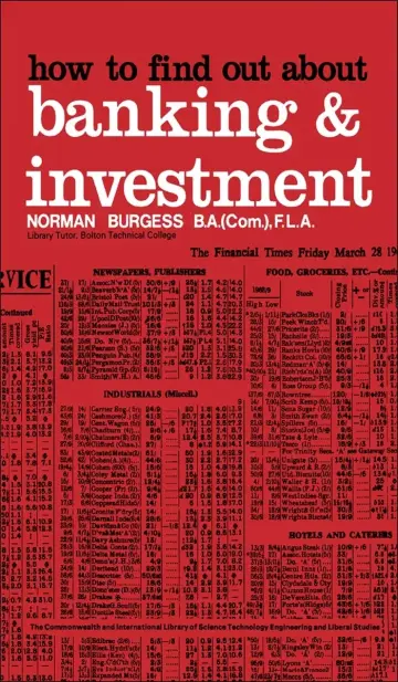 Cover of How to Find Out About Banking and Investment