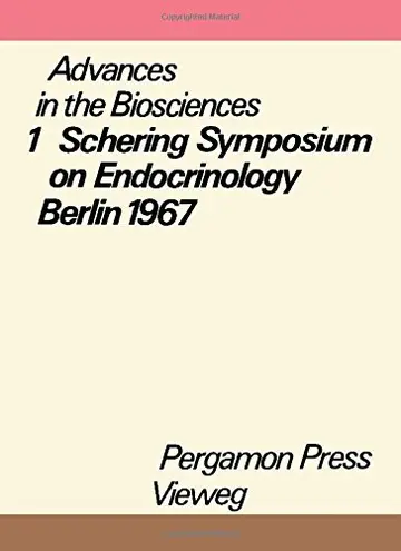 Cover of Schering symposium on endocrinology