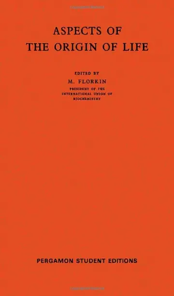 Cover of Aspects of the origin of life