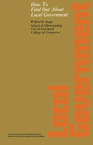 Cover of How to Find Out About Local Government