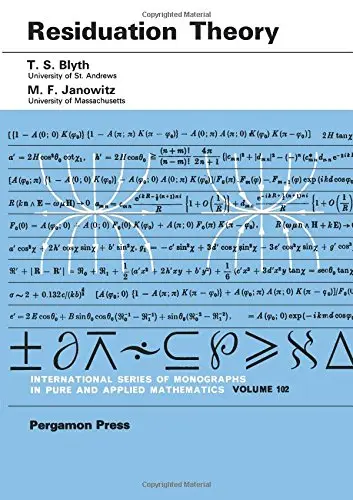 Cover of Residuation Theory