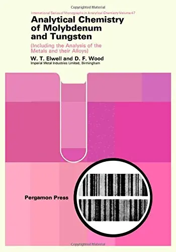 Cover of Analytical chemistry of molybdenum and tungsten