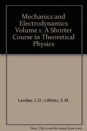 Cover of Mechanics and Electrodynamics (v. 1)