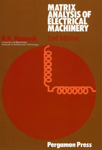 Cover of Matrix Analysis of Electrical Machinery