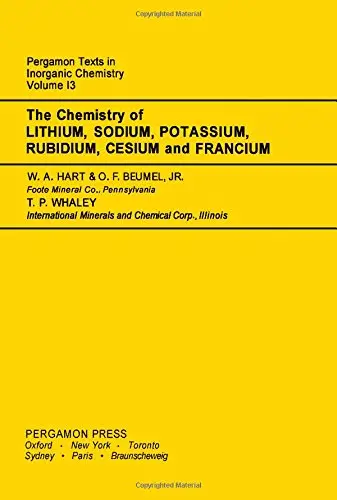 Cover of Chemistry of Lithium, Sodium, Potassium, Rubidium, Cesium and Francium