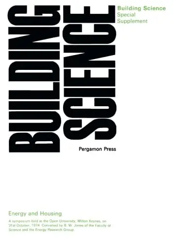 Cover of Energy and Housing
