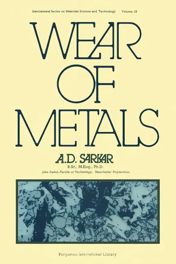 Cover of Wear of Metals